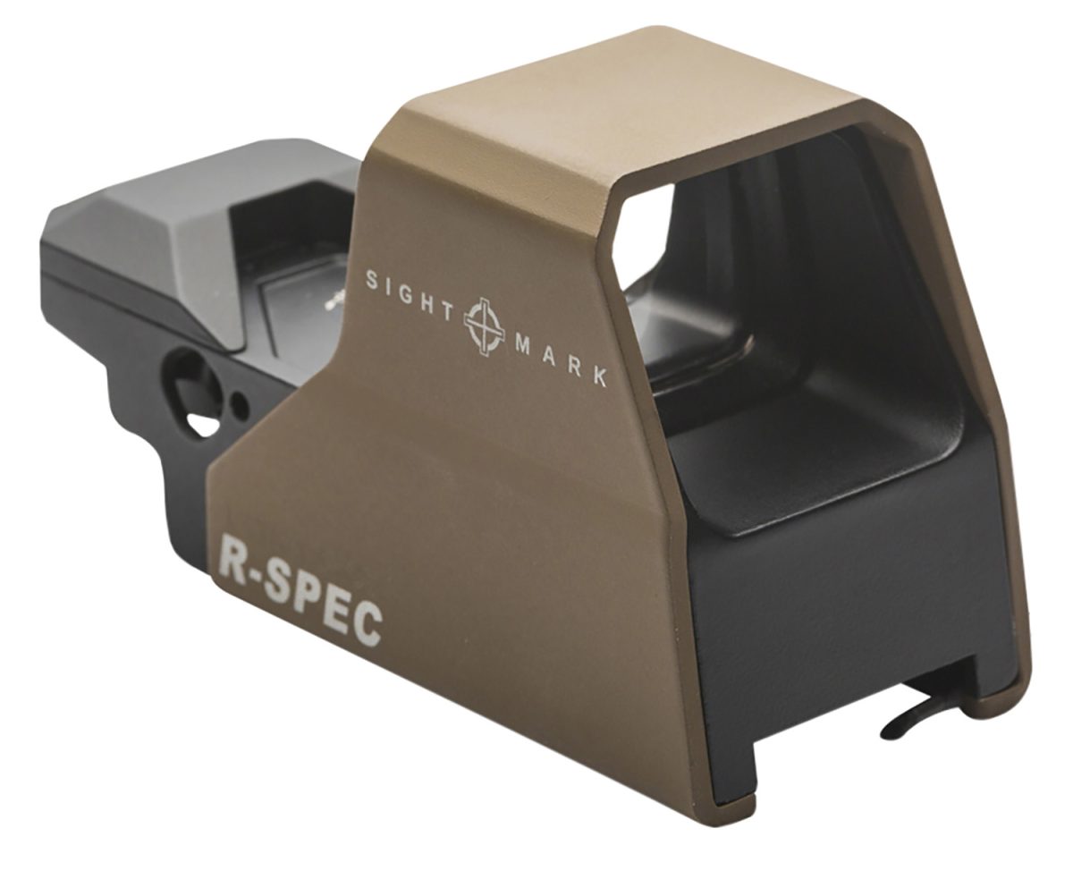 Sightmark Sm26031De Ultra Shot R-Spec Reflex Sight Dark Earth 1 X 33 Mm X 24 Mm  3 Moa Red/Green Dot/5 Moa Dot/50 Moa Circle Multi Reticle