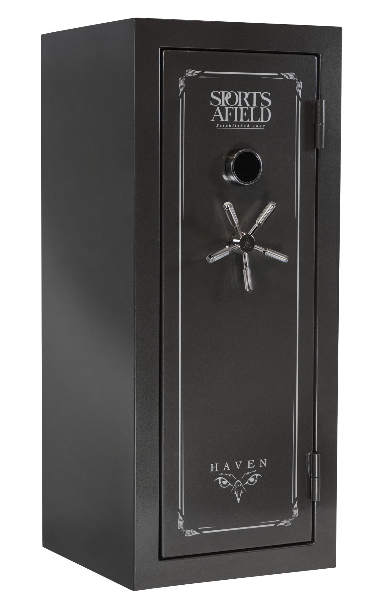 Sports Afield Secsa5925Hxs Haven  Electronic Keypad/Key Entry Dark Gray Metallic Steel Holds 24 + 4 59&Quot; H X 25&Quot; W X 24&Quot; D Fireproof- Yes