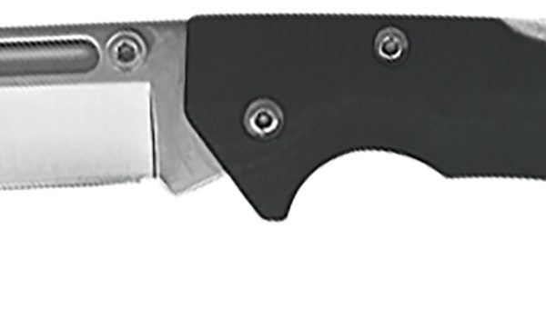 AccuSharp 711C Lockback  3" Folding Clip Point Plain Stainless Steel Blade/Black FRN Handle Includes Allen Wrench