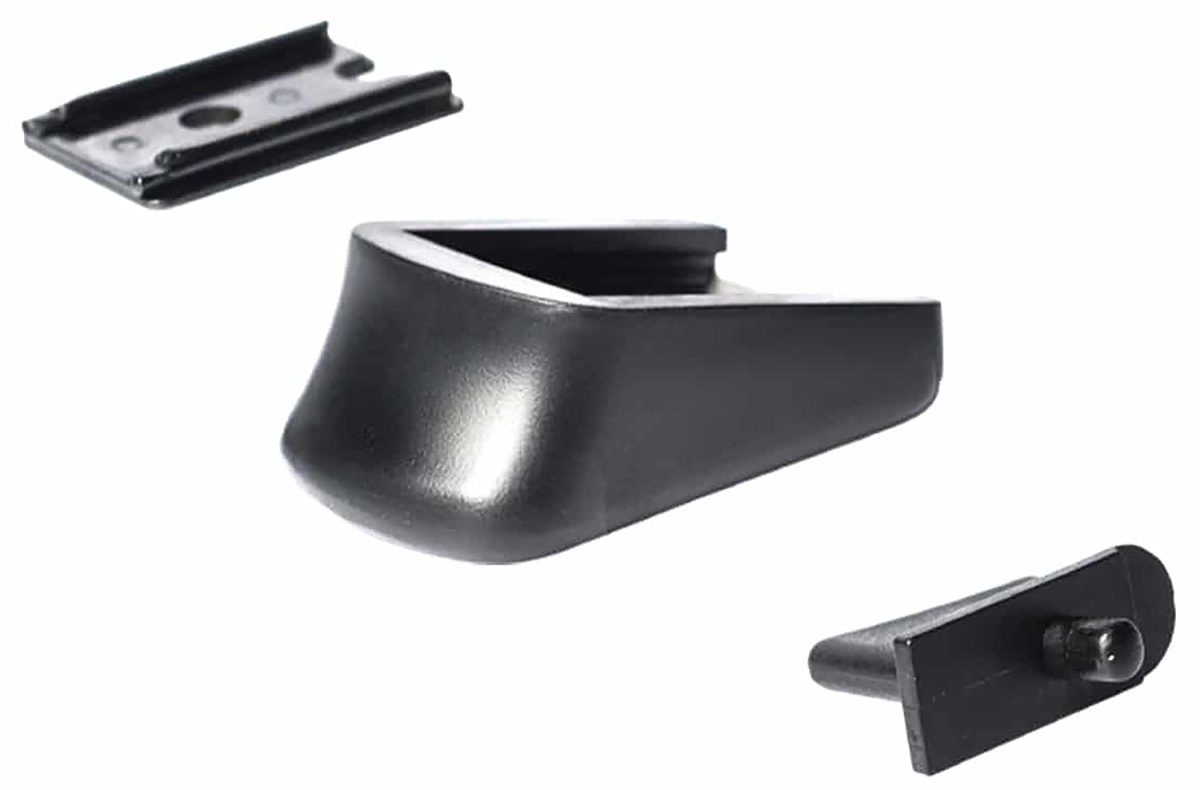 Mec-Gar F42090Set Finger Rest Set  Made Of Polymer &Amp; Steel With Blued Finish For Walther Pp, Ppk &Amp; Ppk/S Magazines