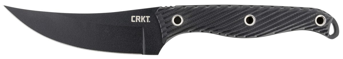 Crkt 2709 Clever Girl  4.60&Quot; Fixed Plain Black Powder Coated Sk-5 Steel Blade/ Black G10 Handle Includes Sheath