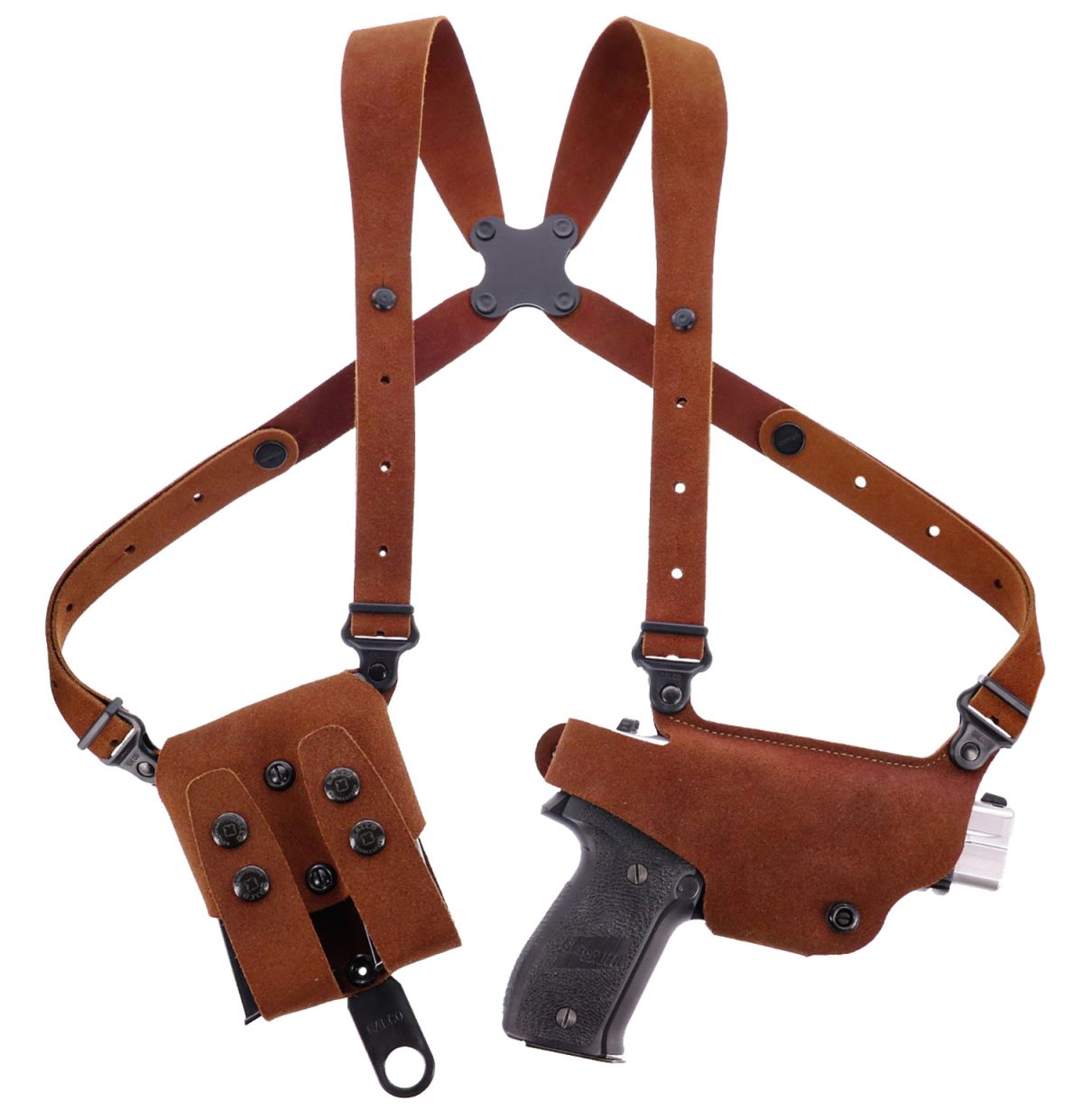 Galco Cl2838R Classic Lite 2.0 Shoulder System Size Fits Chest Up To 56&Quot; Natural Leather Fits Sig P365 Fits Sig P365Xl Fits Sig P365 Sas Right Hand