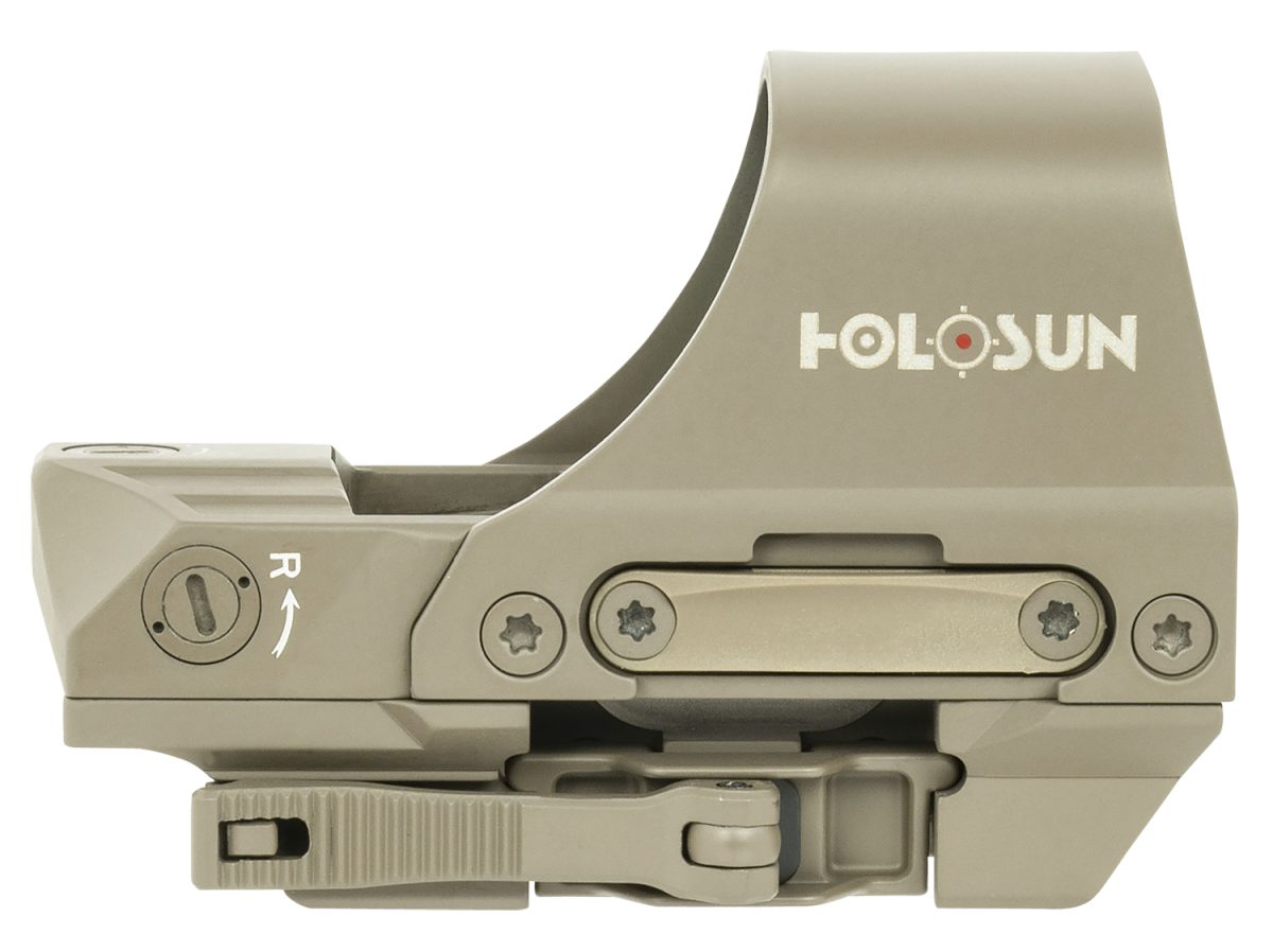 Holosun Hs510Cfde 510  Flat Dark Earth 1X, 2 Moa Red Dot/65 Moa Circle Reticle