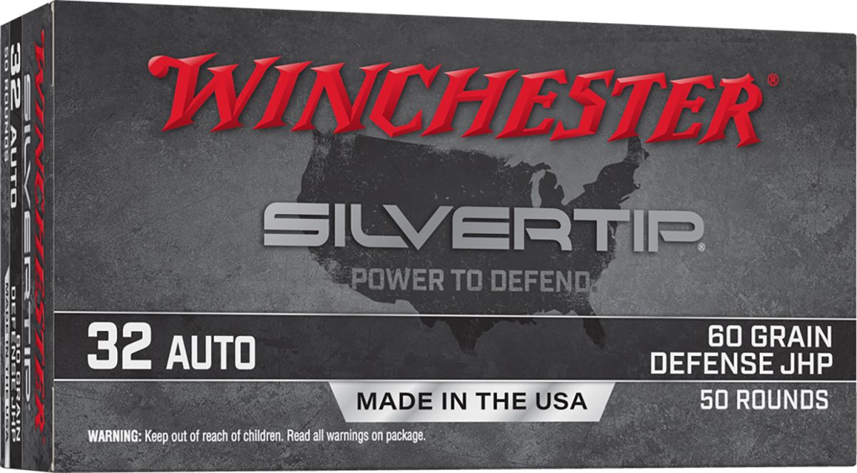 Winchester Ammo W32Ast Silvertip  32Acp 60Gr Jacketed Hollow Point 50 Per Box/10 Case