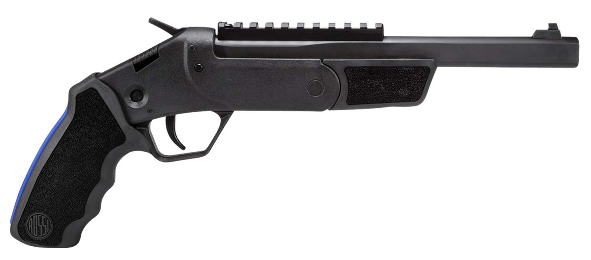 Rossi Sspb9Bkkit Brawler  45 Colt (Lc)/410 Gauge 1Rd 9&Quot;, Black, Textured Rubber Grips,  Optics Mount, Include Holster