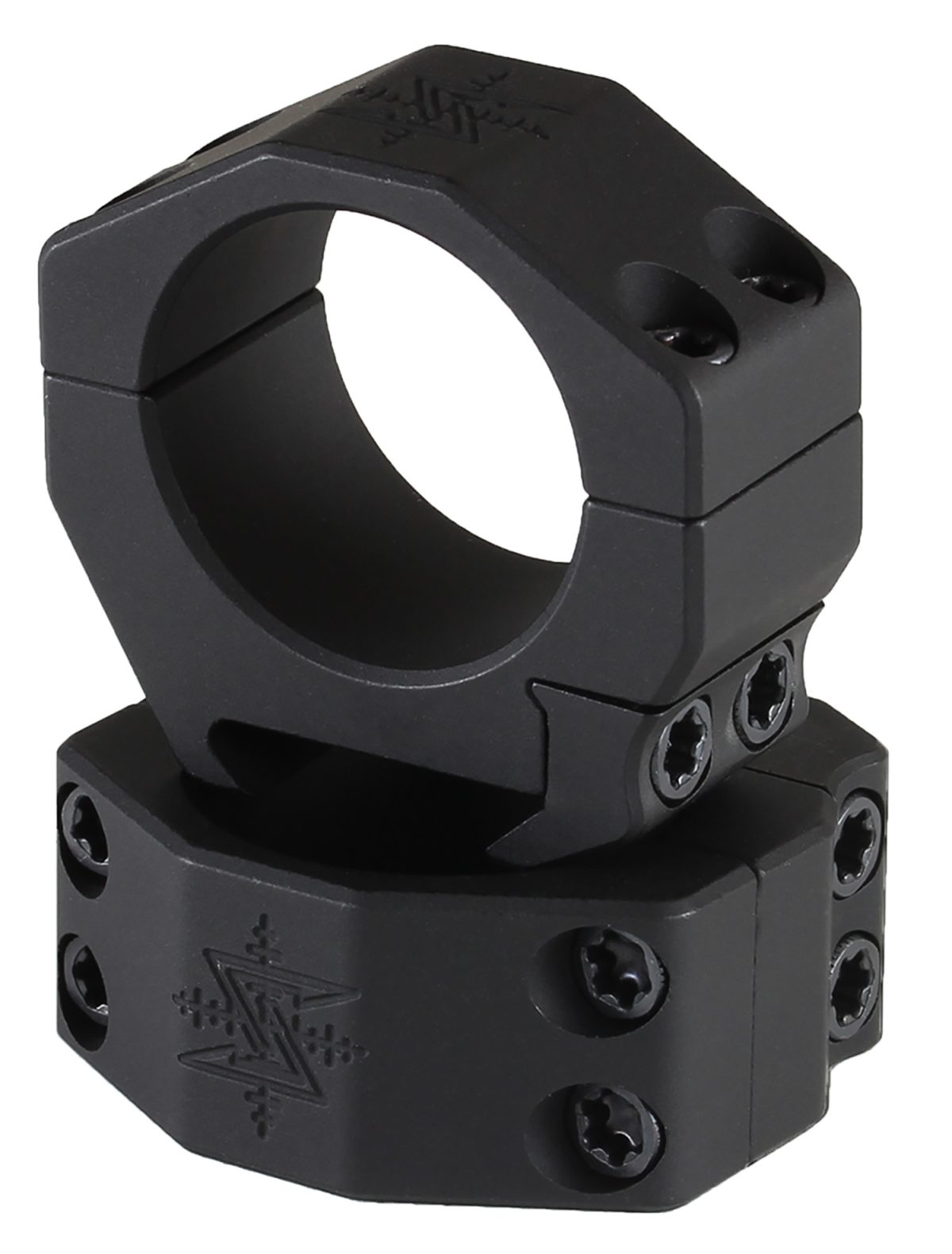 Seekins Precision 0010620018 Scope Rings  Matte Black 30Mm Ar High