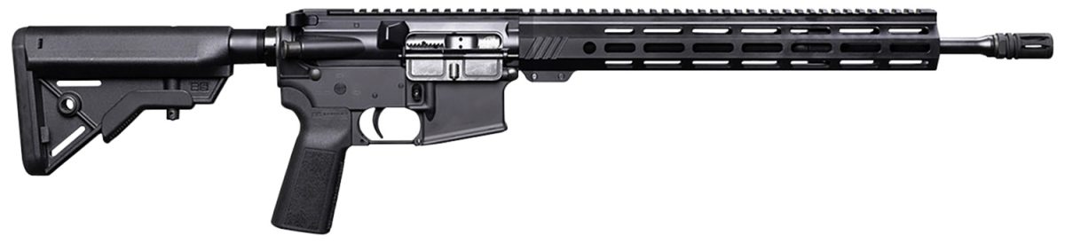 Bushmaster 1010018Blk Qrc Ii Pro 5.56X45Mm Nato 10+1 16&Quot; Threaded Barrel, B5 Sytems Bravo Stock &Amp; Type P-Grip, 14&Quot; M-Lok Handguard