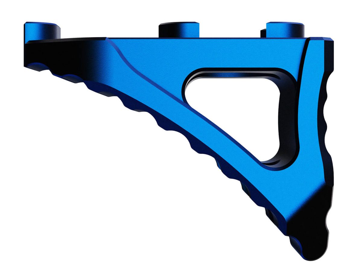 Rise Armament Ra030Blu Micro Hand Stop  Skeletonized Patriot Blue Aluminum For M-Lok Handgaurd