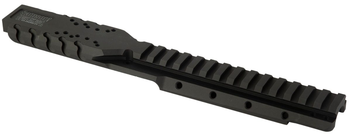 Samson 030026801 Hannibal Rail For Ruger Mini-14 (2007/Earlier)  Black Anodized 0 Moa
