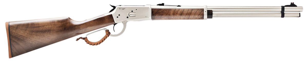 Gforce Arms Gflvr357Ss Saddlehorn  Full Size 357 Mag 10+1 20&Quot; Stainless Steel Barrel &Amp; Aluminum Receiver, Turkish Walnut Fixed Stock
