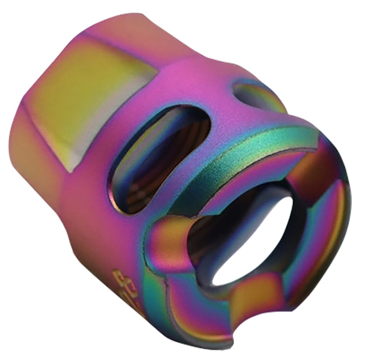 True Precision Inc Tpymicros Micro Compensator Y-Type Spectrum 416R Stainless Steel 1/2&Quot;X28 Threads 9Mm/380 Acp