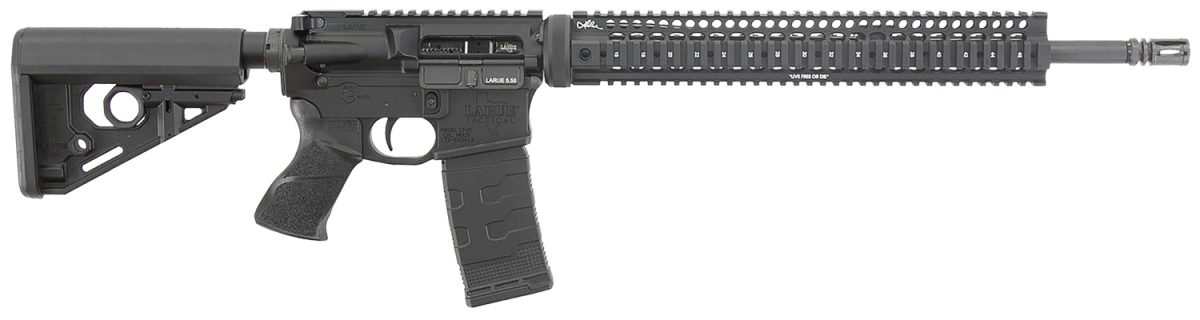 Larue Tactical Lt1555618Quad Lt15  Quad Rail 5.56 30+1 18&Quot; Stealth Barrel Black Right Hand