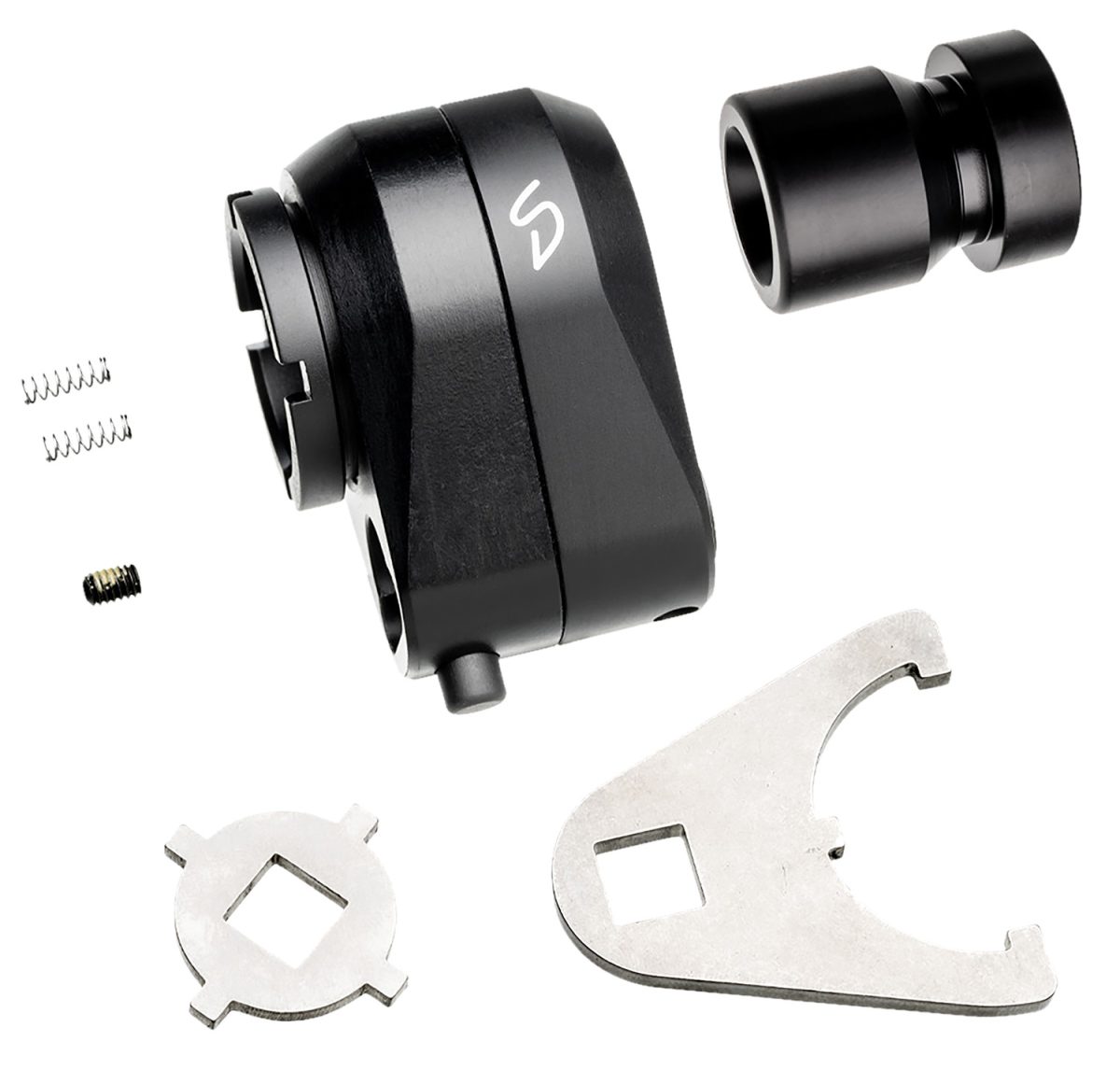 Stern Defense 008Sdrabadd1M Rapid Attach Buttstock Adapter Black Aluminum/Steel