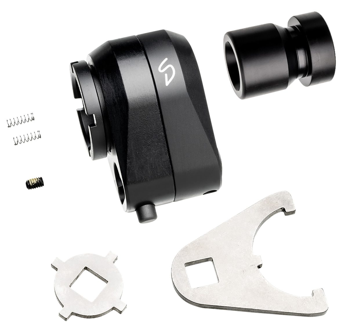 Stern Defense 008Sdrabadminid1M Rapid Attach Mini Buttstock Adapter Black Aluminum/Steel