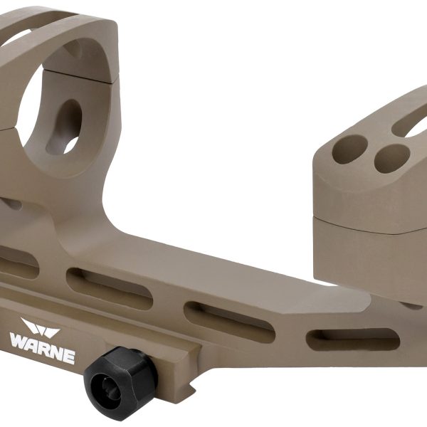 Warne LRSKEL34DE Skeletonized Scope Mount/Ring Combo Dark Earth Aluminum 34mm Tube MSR 20 MOA