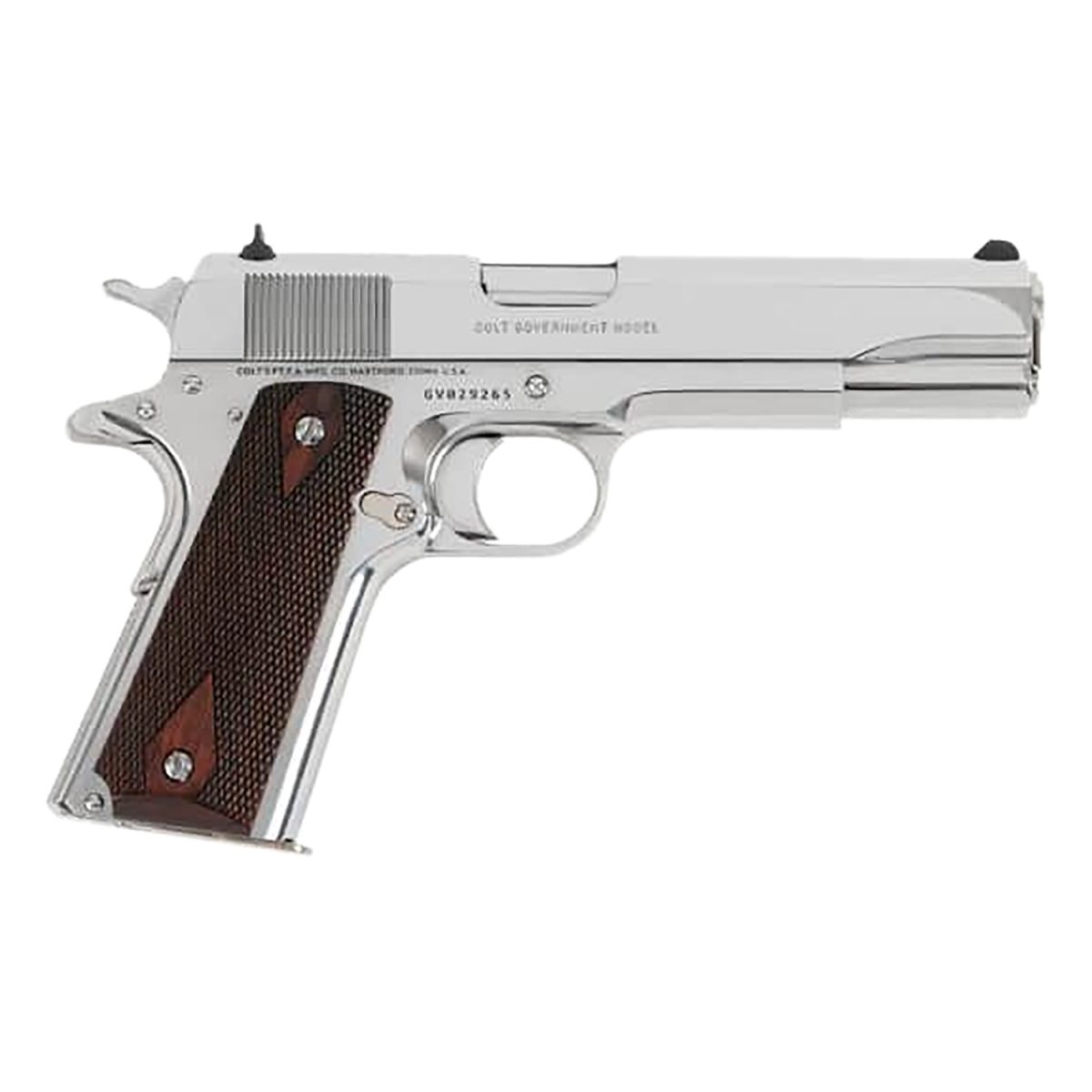 Colt Mfg O1073Bsts Government  9Mm Luger 9+1 5&Quot; Stainless National Match Barrel, Serrated Slide, Stainless Stainless Steel Frame W/Beavertail, Checkered Blue G10 Grip, Ambidextrous
