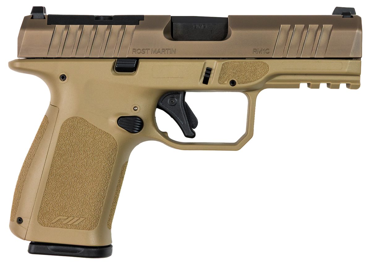 Rost Martin Rm1Cmovosp10 Rm1C  9Mm Luger 10+1 4&Quot; Black Optic Ready/Serrated Slide Black