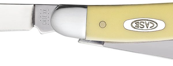 Case 00035 Stockman Medium 2.57"/1.88"/1.71" Folding Clip/Sheepsfoot/Spey Plain Tumble Polish Chrome Vanadium Steel Blade/Yellow Synthetic Handle