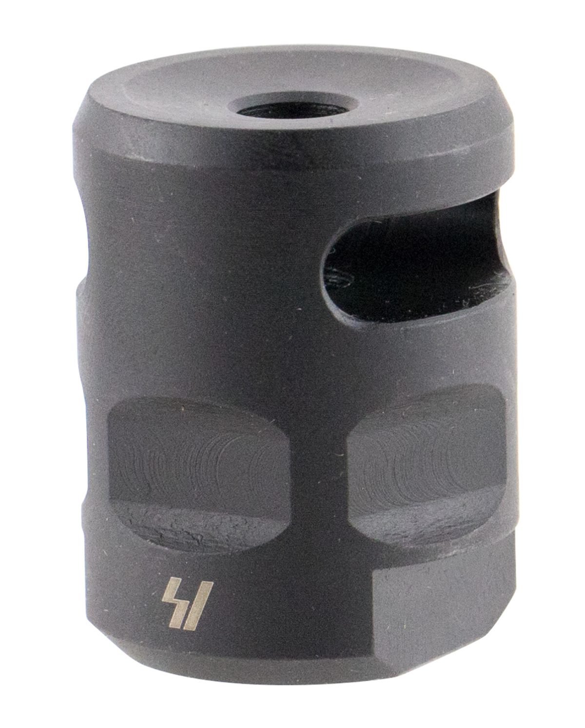Strike Industries Whcomp556 Warhog Comp  Black Steel With 1/2&Quot;-28 Tpi Threads, 1.27&Quot; Oal &Amp; 0.26&Quot; Diameter For 223 Rem, 5.56X45Mm Nato Ar-Platform