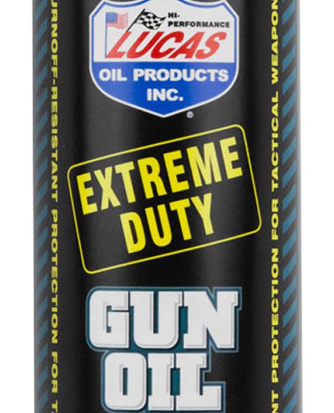 Lucas Oil 10870 Extreme Duty Gun Oil Against Heat, Friction, Wear 8 oz Squeeze Bottle