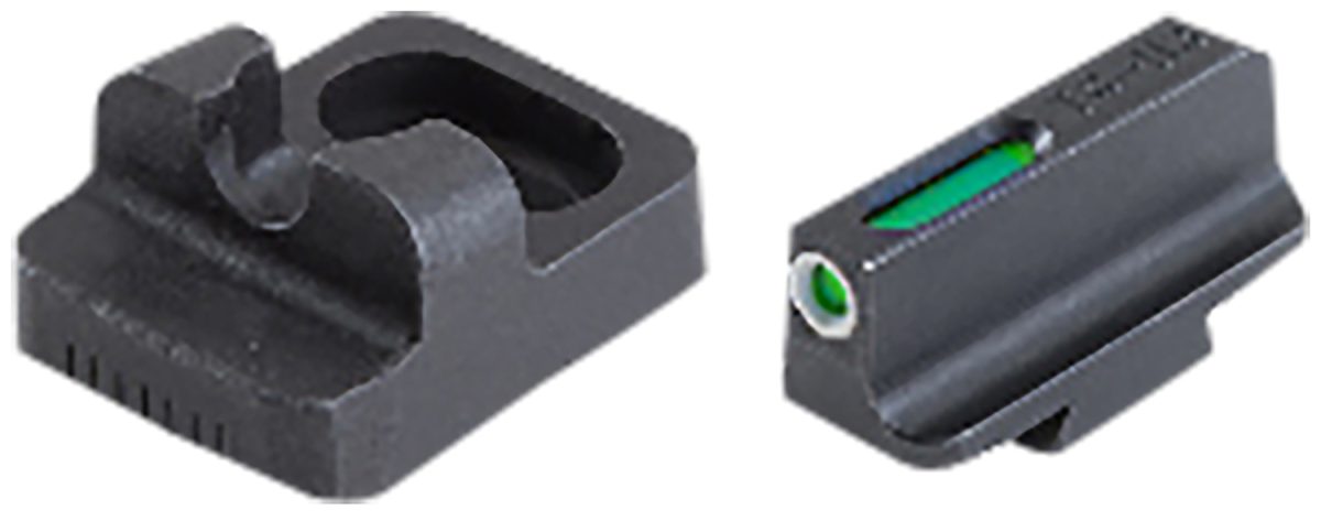 Truglo Tg13Rm1Pb Tfx Pro Sights For Remington Shotguns  Black |  Green Tritium Fiber Optic  White Outline Front Sight Black Rear Sight