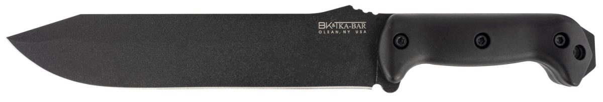Ka-Bar Bk9 Becker Combat Bowie 9.25&Quot; Fixed Clip Point Plain Black 1095 Cro-Van Blade, Black Ultramid Handle, Includes Sheath