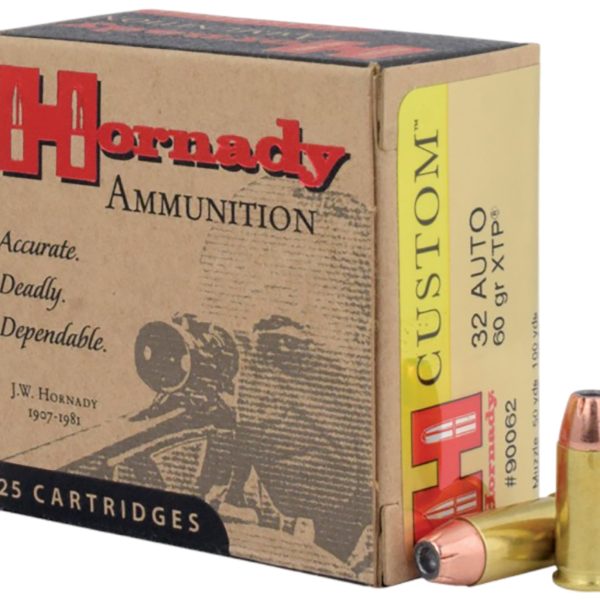 Hornady Custom .32 ACP 60gr — 25 rds
