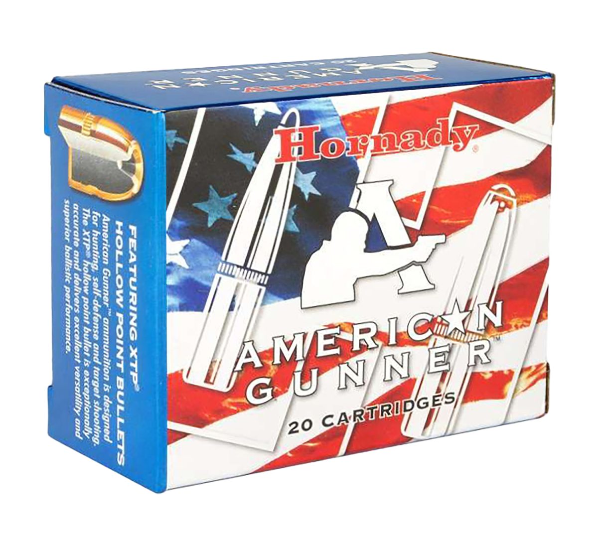 Hornady 91364 American Gunner  40 S&Amp;W 180 Gr Hornady Xtp Hollow Point 20 Per Box/ 10 Cs