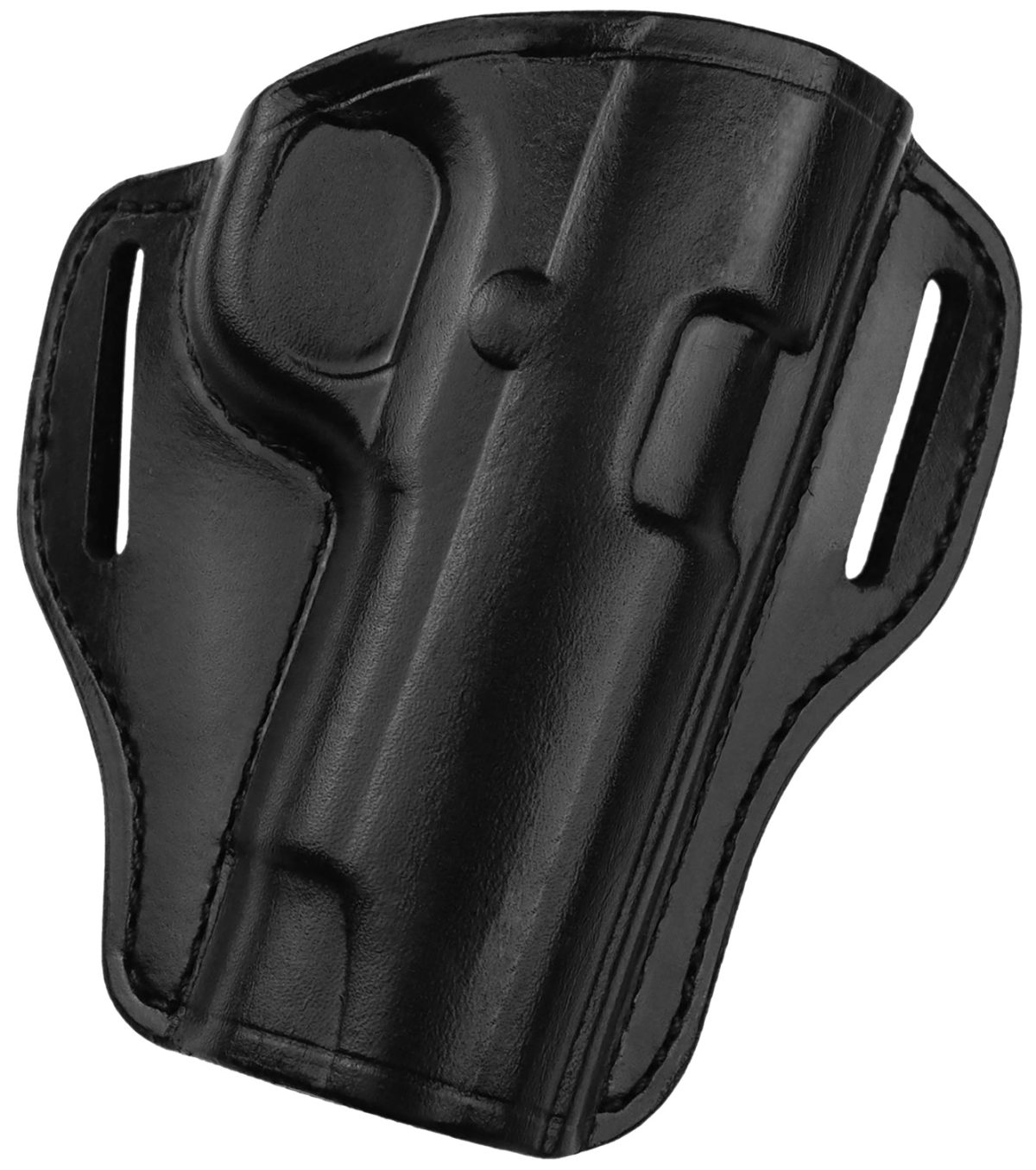 Bianchi 25018 57 Remedy  Owb Size 10 Black Leather Belt Slide Fits Colt 1911 Government Right Hand