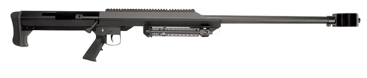Barrett 13307 M99  50 Bmg 32&Quot; 1Rd Black Cerakote Black Fixed W/Sorbothane Recoil Pad Stock Black Polymer Grip Right Hand