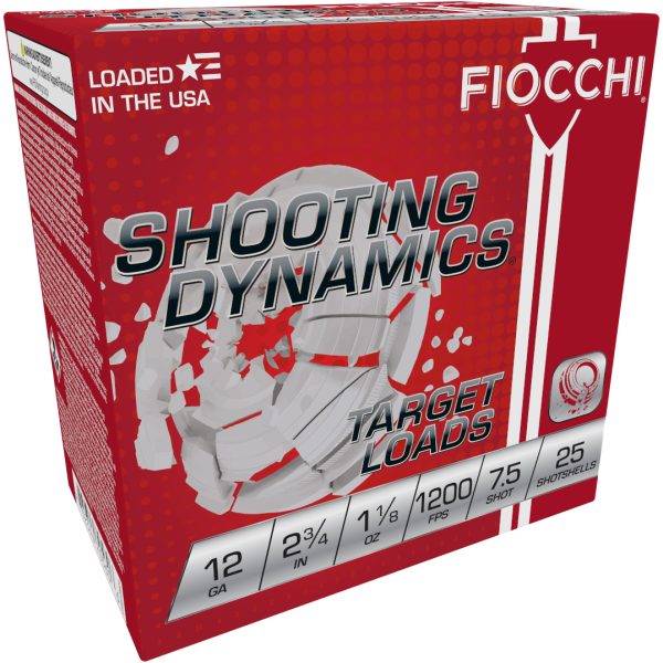 FIO SHOOTING TARGET 12GA 2.75 1.125OZ #7.5 25/10