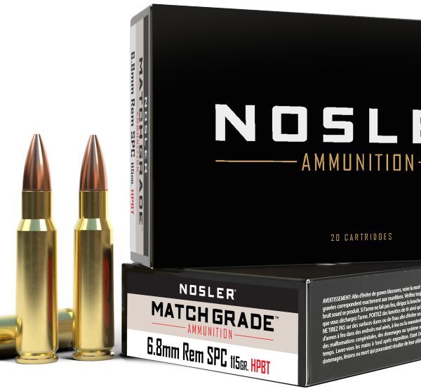 NOS AMMO 6.8SPC 115GR MATCH RDF HPBT 20/10