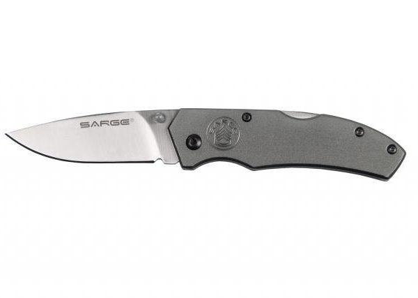 Sarge knives Gray Electro Lock Back Folder