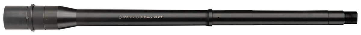 Ballistic Advantage Babl308003M Modern Series  308 Win 16&Quot; Black Qpq Finish 4150 Chrome Moly Vanadium Steel Material Tactical Government Midlength For Ar-10