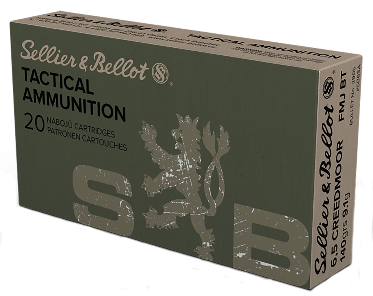 Sellier &Amp; Bellot Sb65A Rifle  6.5Creedmoor 140Gr Full Metal Jacket Boat Tail 20 Per Box/25 Case