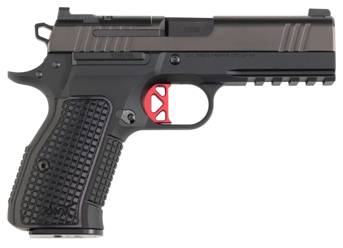 Dan Wesson Dwx Compact Optic Ready 9Mm Pistol 4&Quot; Black Dlc/Blk, Rail 15Rd