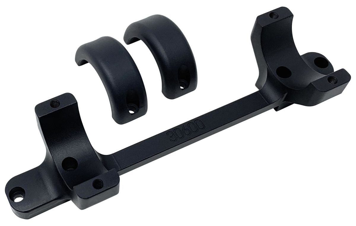 Dnz 30600 Game Reaper-Winchester Scope Mount/Ring Combo Matte Black 30Mm