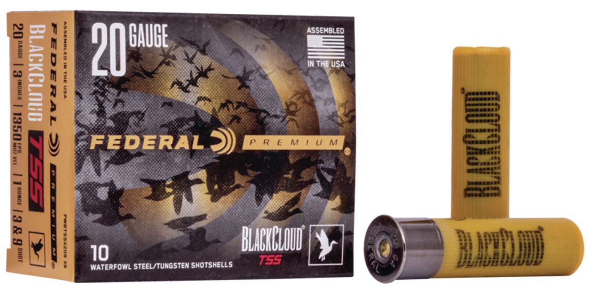 Federal Pwbtssx20939 Black Cloud Tss 20Gauge 3&Quot; 1Oz Steel Tungsten 3/9Shot 10 Per Box/10 Case