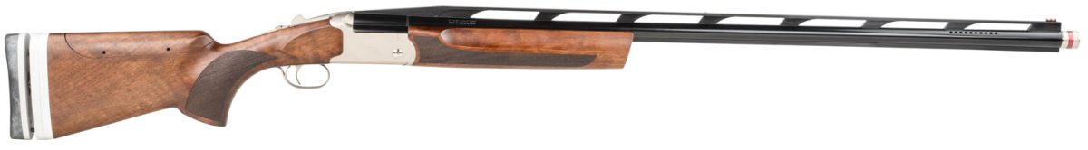 Tristar 35411 Tt-15A Mono Trap Full Size 12 Gauge Break Open 2.75&Quot; 1Rd 34&Quot; Black Vent Rib Barrel, Silver Steel Receiver, Adjustable Walnut Stock, Beretta/Benelli Mobil Ext Chokes, Right Hand