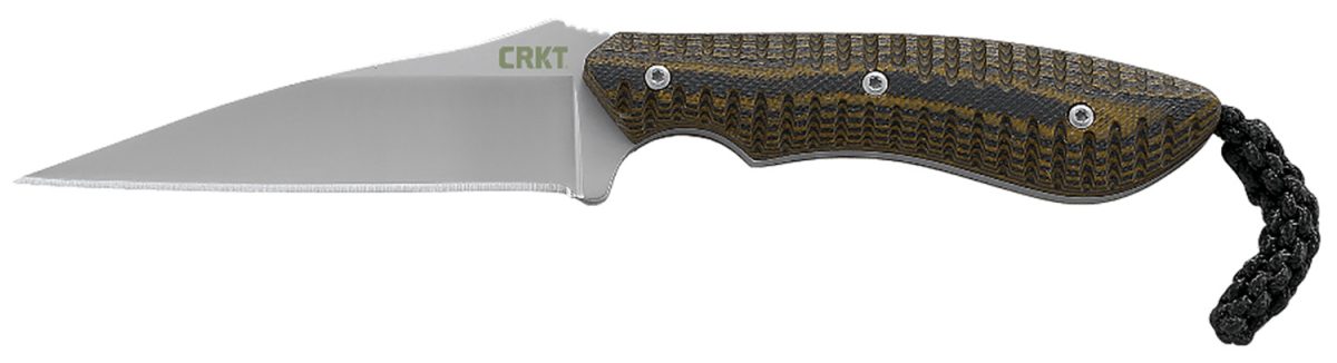 Crkt 2388 S.p.e.w.  3&Quot; Fixed Wharncliffe Plain Bead Blasted Black/Brown Blade/G10 Black/Brown G10 Handle Includes Sheath