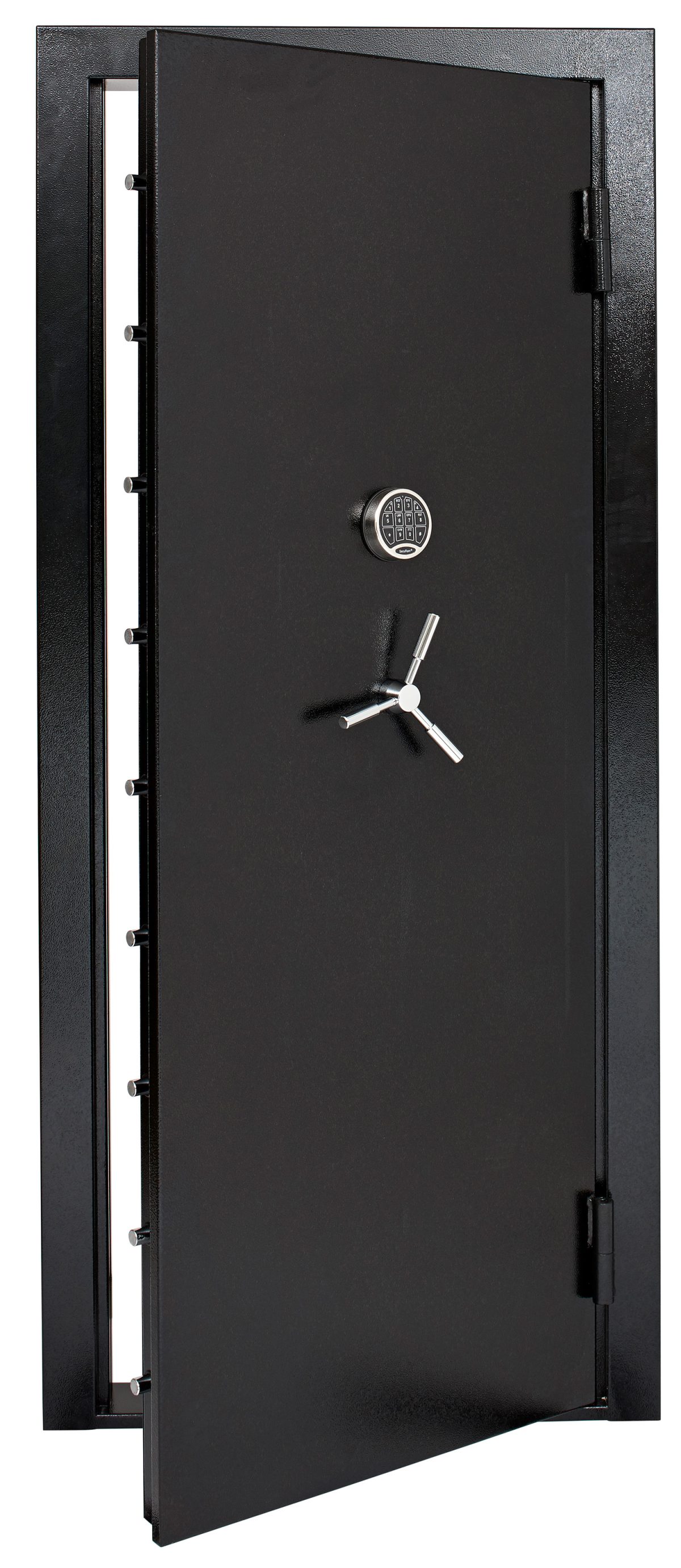 Snapsafe 75419 Vault Door  Out-Swing Black 12 Gauge Steel 32.80&Quot;W X 81&Quot;H Access Code/Key Entry