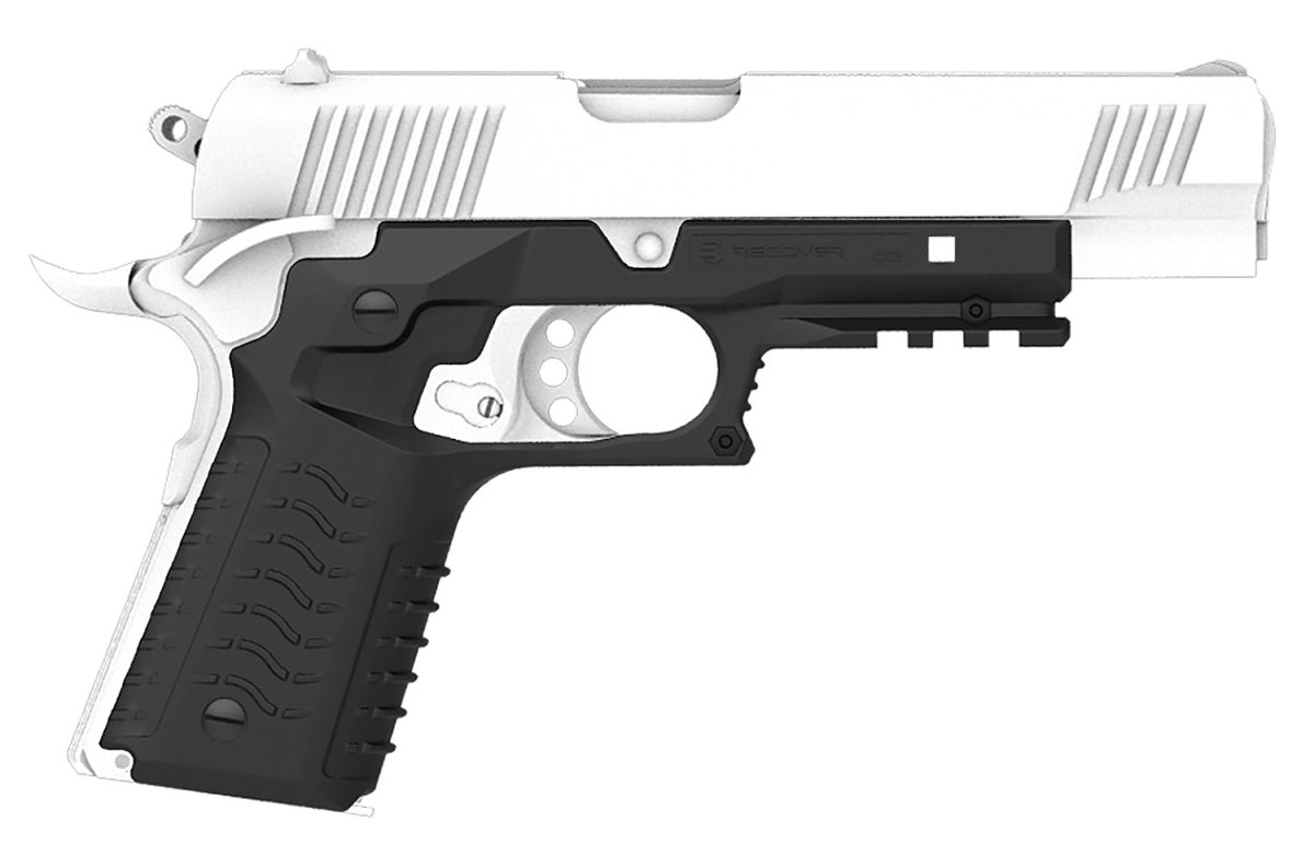 Recover Tactical Cc3H-01 Grip &Amp; Rail System  Black Polymer Picatinny For Standard Frame 1911