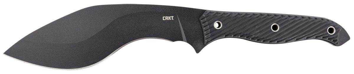 Crkt 2710 Clever Girl Kukri 7.75&Quot; Fixed Plain Black Powder Coated Sk-5 Steel Blade/Black G10 Handle Includes Belt Clip/Lanyard