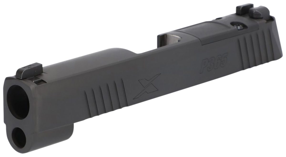 Sig Sauer 8900986 P365Xl Slide Assembly Fits Sig P365Xl 9Mm Luger Black Nitride Stainless Steel Optic Cut/Serrated Slide Xray3 Sights