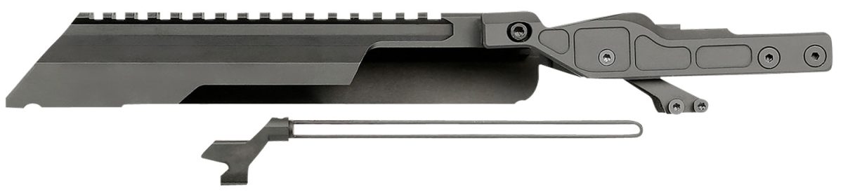Midwest Industries Miakalphartc Ak Alpha Series Railed Top Cover  Black Anodized