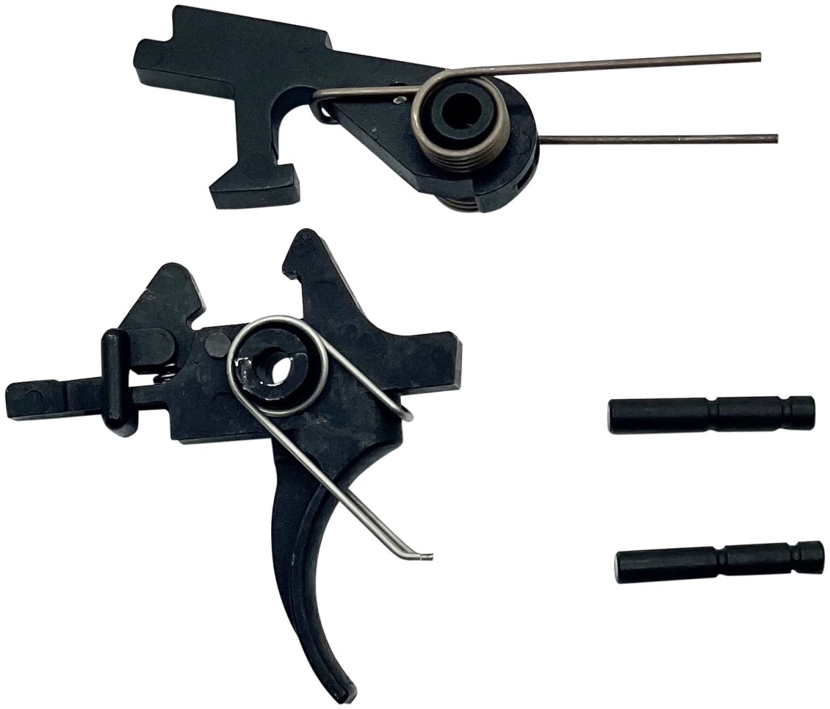 Lbe Unlimited Ar2Stg Replacement Trigger Two-Stage Group, Curved Adj., Fits Ar-15