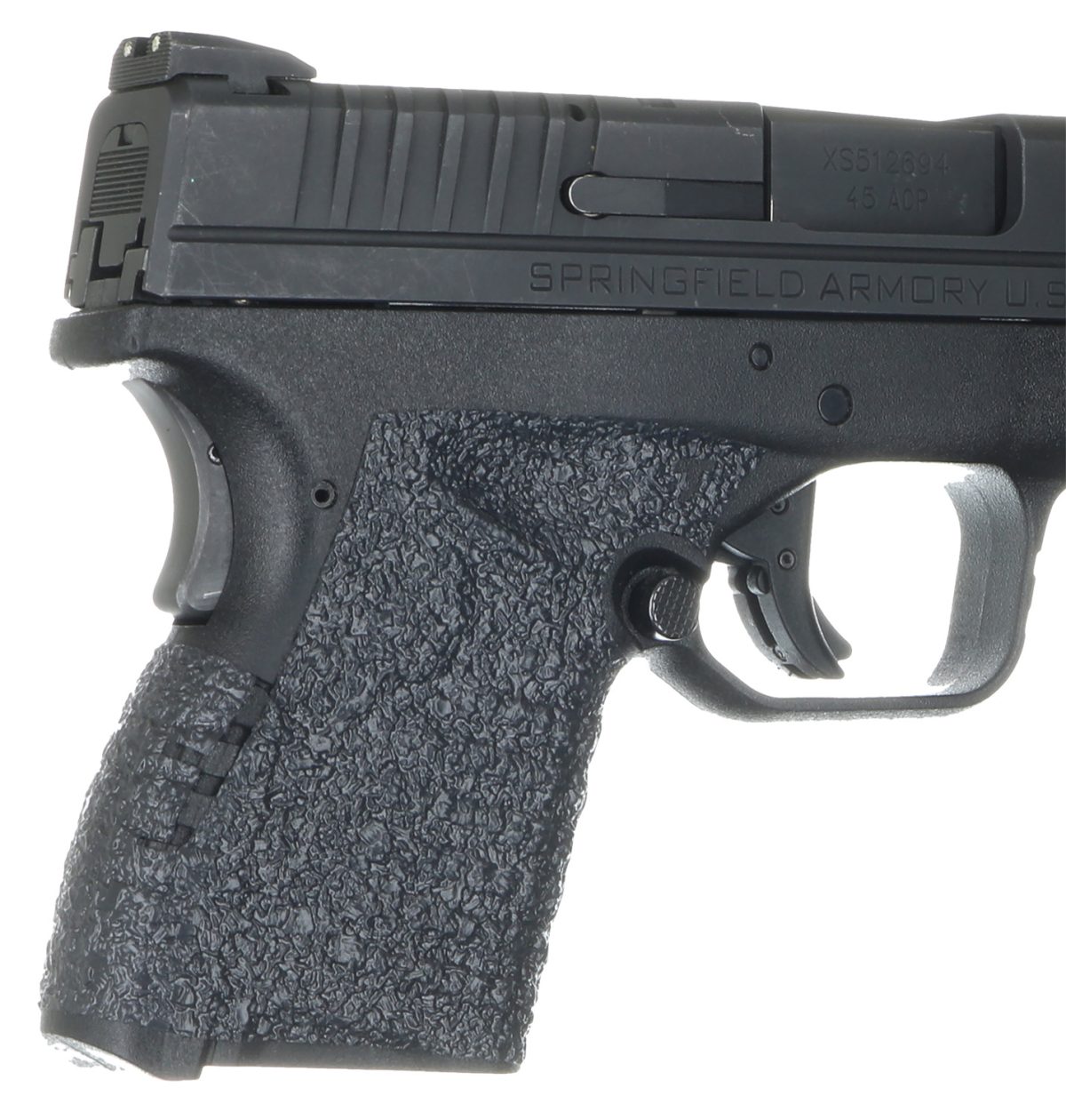 Talon Grips Ev09R Adhesive Grip  Textured Black Rubber, Fits Springfield Xd-S (9/45)