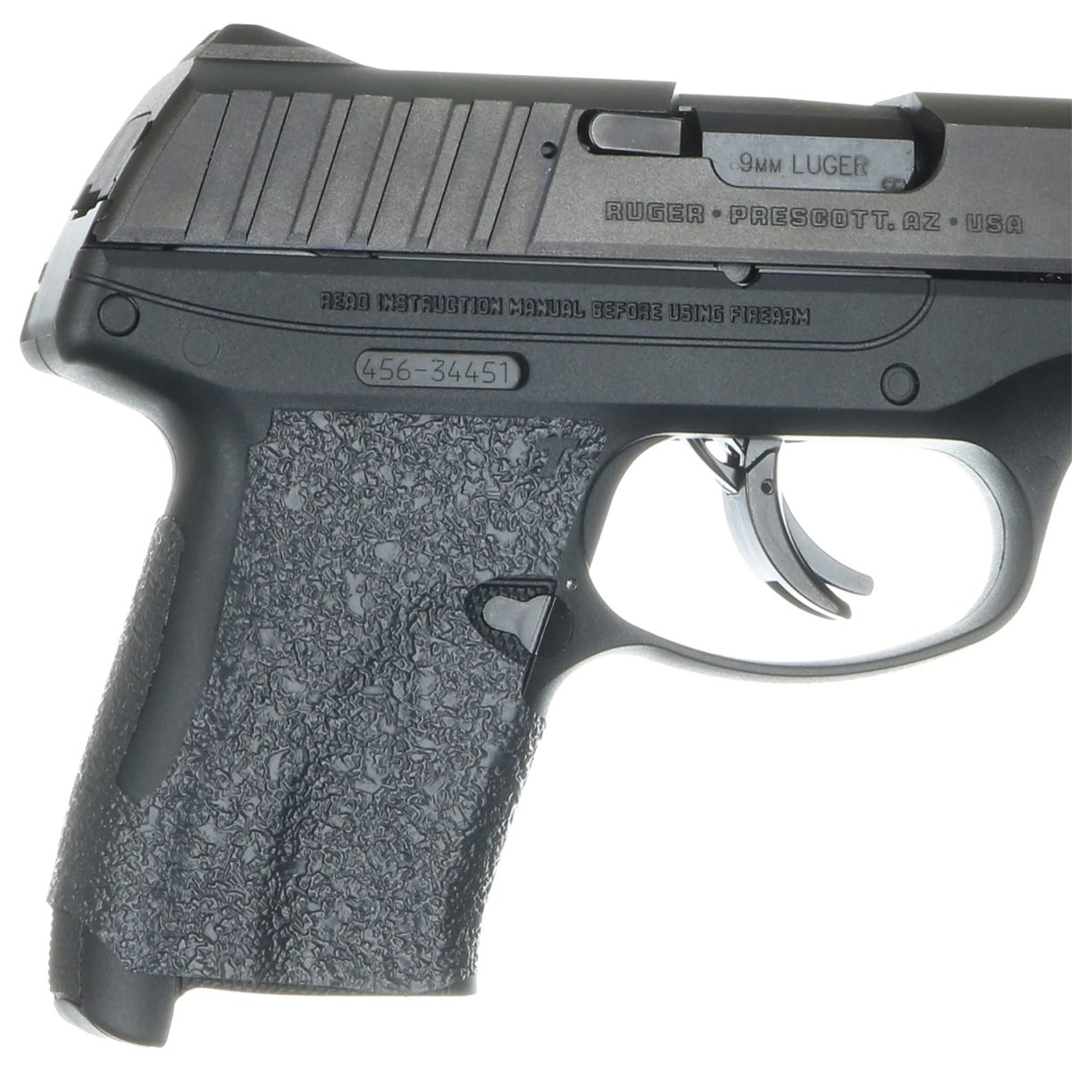 Talon Grips Ev11R Adhesive Grip  Textured Black Rubber, Fits Lc9(S)/Lc380, Ec9S