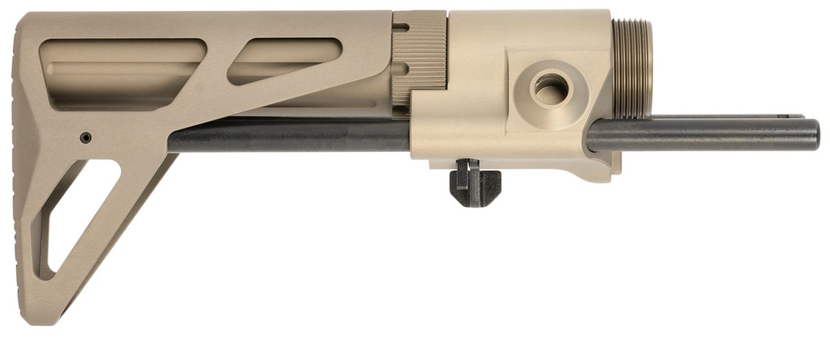 Maxim Defense Mxm47563 Combat Carbine Stock (Ccs) Gen 6 Fde Aluminum, Includes Buffer Tube, Fits Ar-15 Platform
