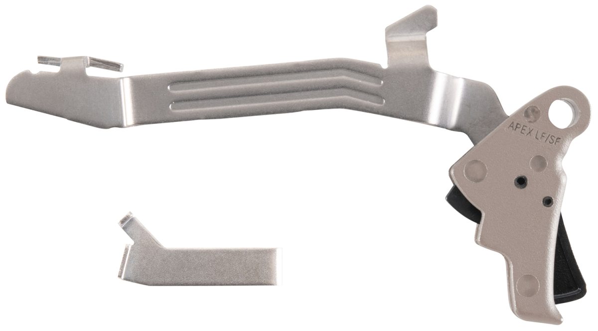 Apex Tactical 102P117Fde Action Enhancement  Slim Flat Dark Earth Drop-In, Compatible W/Glock 43/43X/48